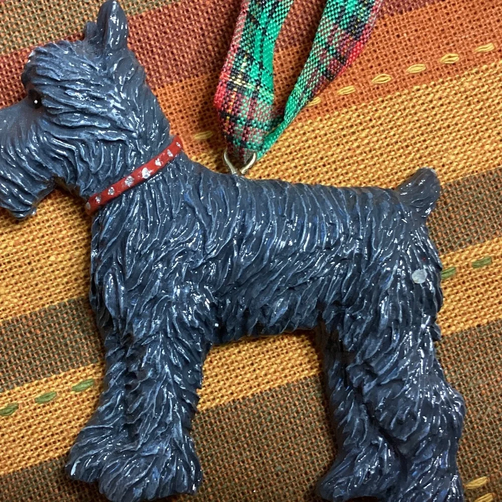 Set of 3 Kurt Adler Dandy Dog Scottie Ornaments - Picture 7 of 10